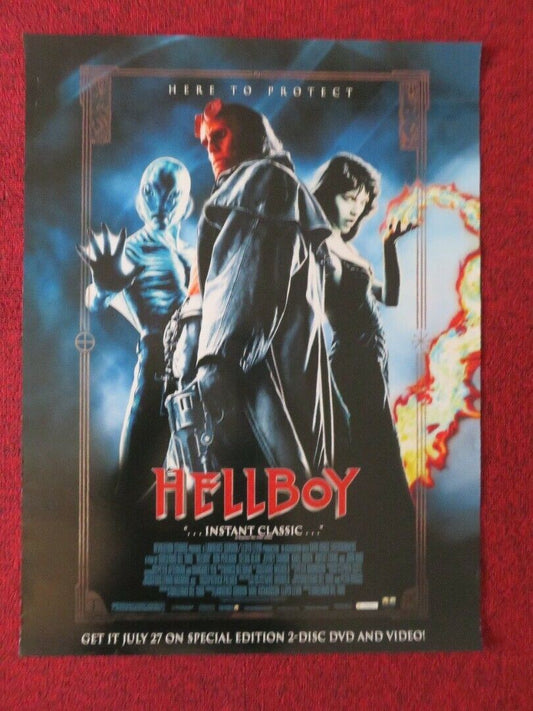 HELLBOY US ROLLED (24"x18") POSTER RON PERLMAN JOHN HURT 2004