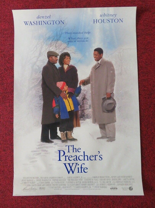 THE PREACHER'S WIFE US ROLLED (27"x18.5") POSTER WASHINGTON WHITNEY HOUSTON 1996