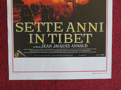 SETTE ANNI IN TIBET ITALIAN LOCANDINA (27.5"x13") POSTER BRAD PITT 1997