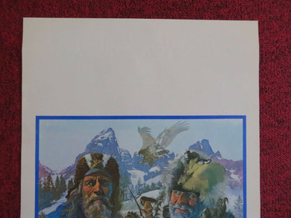 I GIGANTI DEL WEST / The Mountain Men  ITALIAN LOCANDINA (27.5"x13") POSTER 1980