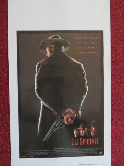 Unforgiven ITALIAN LOCANDINA (27.5"x13") POSTER CLINT EASTWOOD 1992