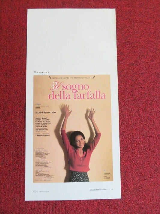 IL SOGNO DELLA FARFALL  ITALIAN LOCANDINA (27.5"x13") POSTER THIERRY BLANC  1994