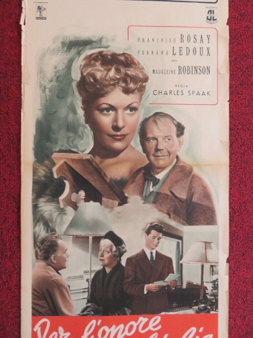 PER L'ONORE DI MIA FIGLIA  ITALIAN LOCANDINA (27.5"x12.5") POSTER 1949