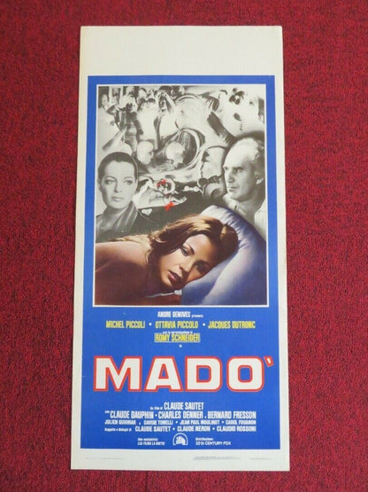 MADO   ITALIAN LOCANDINA (27.5"x13") POSTER MICHEL PICCOLI  1976