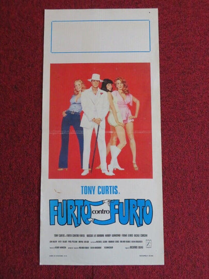 FURTO CONTRO FURTO  ITALIAN LOCANDINA (27.5"x13") POSTER TONY CURTIS 1979