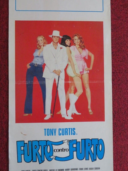 FURTO CONTRO FURTO  ITALIAN LOCANDINA (27.5"x13") POSTER TONY CURTIS 1979