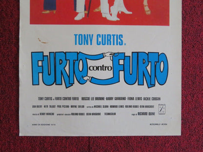 FURTO CONTRO FURTO  ITALIAN LOCANDINA (27.5"x13") POSTER TONY CURTIS 1979