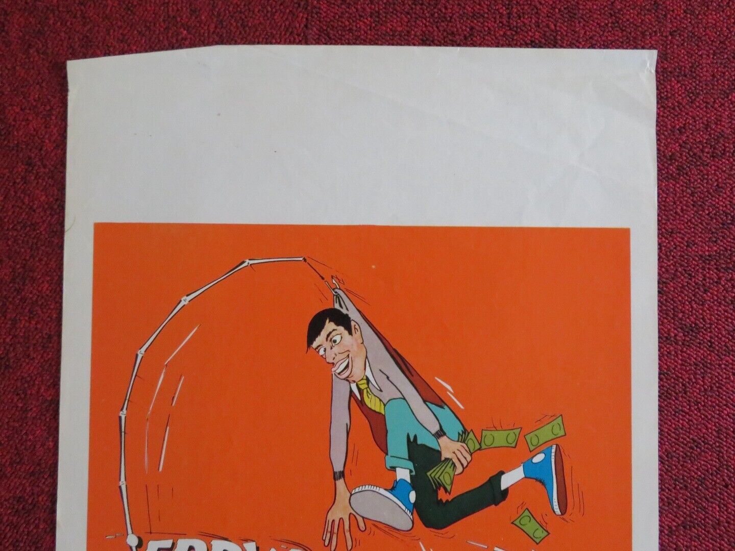 JERRYSSSIMO / Hook, Line and Sinker ITALIAN LOCANDINA (27.5"x13") POSTER  1969