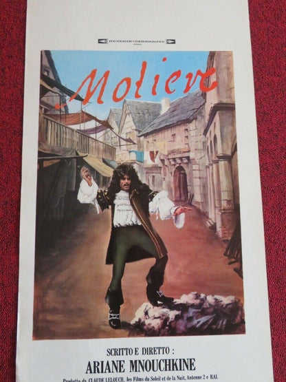 MOLIERE ITALIAN LOCANDINA (27.5"x12.5") POSTER ARIANE MNOUCHKINE 1979