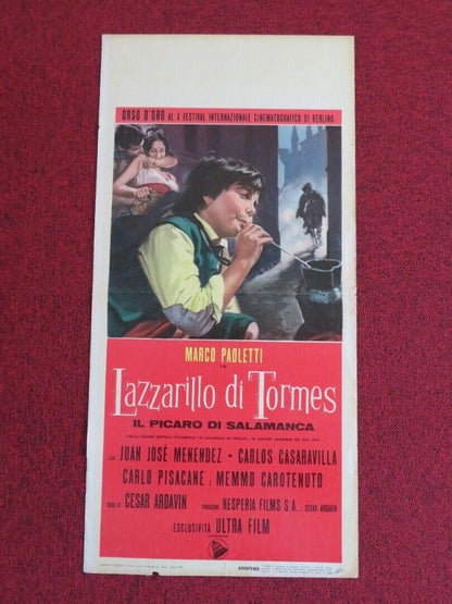 LAZZARILLO DI TORMES  ITALIAN LOCANDINA (27.5"x13.5")  POSTER 1964