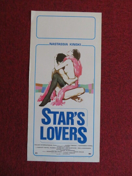 STAR'S LOVERS ITALIAN LOCANDINA (27.5"x13")  POSTER NASTASSIA KINSKI 1985