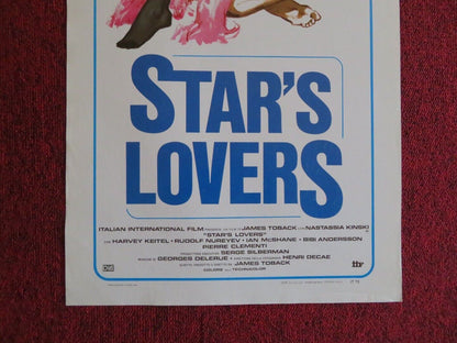 STAR'S LOVERS ITALIAN LOCANDINA (27.5"x13")  POSTER NASTASSIA KINSKI 1985