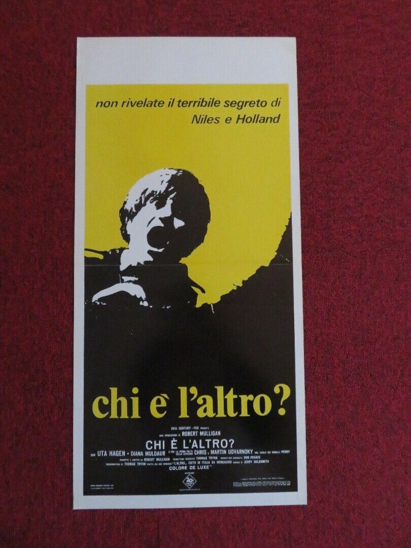 CHI E L'ALTRO? / The Other  ITALIAN LOCANDINA (27"x13")  POSTER 1972