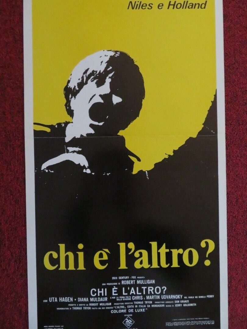 CHI E L'ALTRO? / The Other  ITALIAN LOCANDINA (27"x13")  POSTER 1972