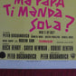 MA PAP' TI MANDA SOLA? ITALIAN LOCANDINA (27.5"x13")  POSTER 1972