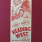 HEADING WEST US INSERT (14"x 36") POSTER CHARLES STARRETT DORIS HOUCK  1946