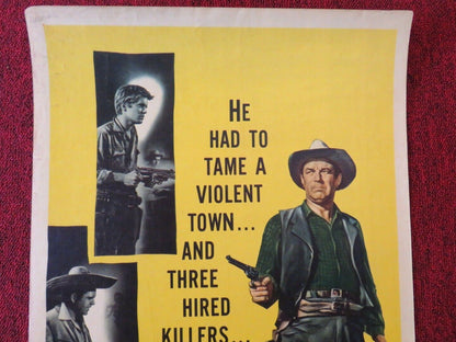 FOUR FAST GUNS US INSERT (14"x 36") POSTER JAMES CRAIG MARTHA VICKERS 1960