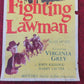 FIGHTING LAWMAN US INSERT (14"x 36") POSTER WAYNE MORRIS VIRGINIA GREY 1953