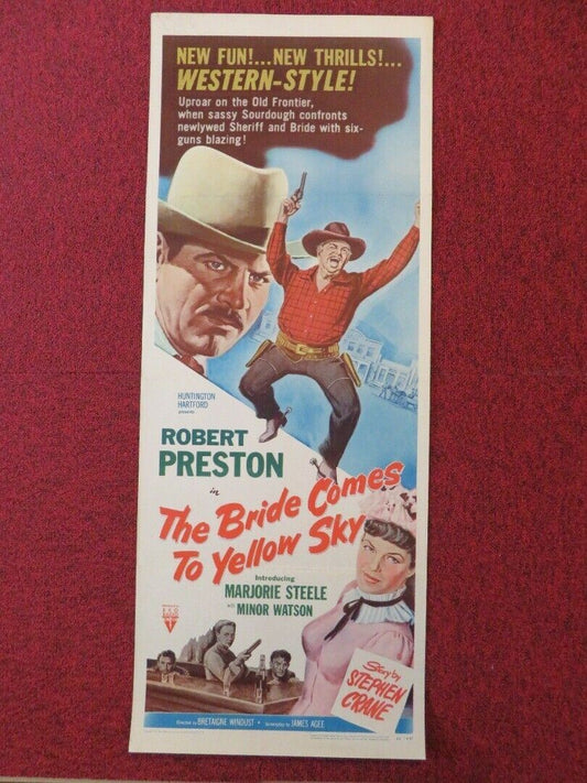 THE BRIDE COMES TO YELLOW SKY / FACE TO FACE US INSERT (14"x 36") POSTER 1952