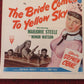 THE BRIDE COMES TO YELLOW SKY / FACE TO FACE US INSERT (14"x 36") POSTER 1952