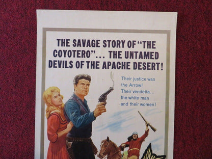 BLOOD ON THE ARROW US INSERT (14"x 36") POSTER DALE ROBERTSON MARTHA HYER 1964