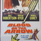 BLOOD ON THE ARROW US INSERT (14"x 36") POSTER DALE ROBERTSON MARTHA HYER 1964