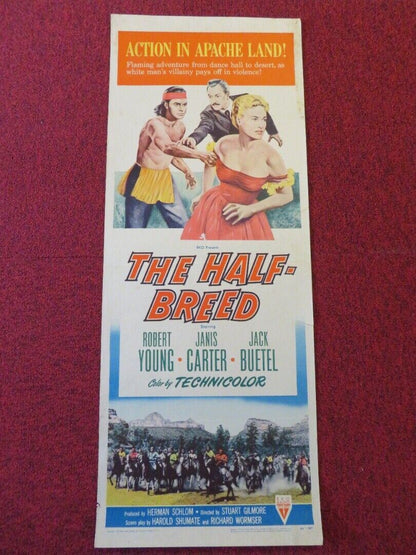 THE HALF BREED US INSERT (14"x 36") POSTER ROBERTJANIS CARTER YOUNG 1952