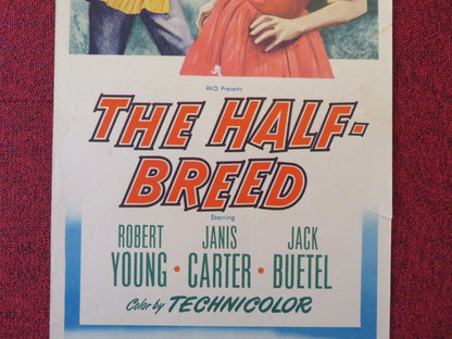 THE HALF BREED US INSERT (14"x 36") POSTER ROBERTJANIS CARTER YOUNG 1952