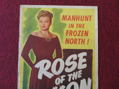 ROSE OF YUKON US INSERT (14"x 36") POSTER STEVE BRODIE MYRNA DELL 1948