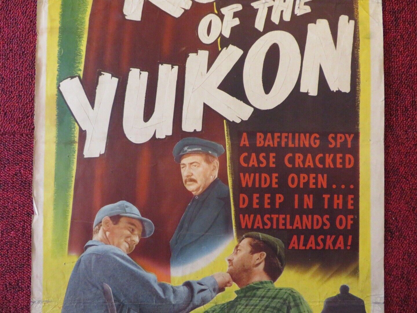 ROSE OF YUKON US INSERT (14"x 36") POSTER STEVE BRODIE MYRNA DELL 1948