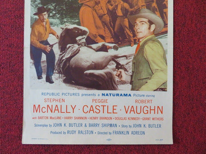 HELL'S CROSSROADS US INSERT (14"x 36") POSTER STEPHEN MCNALLY PEGGY CASTLE 1957