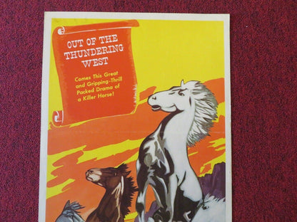 SILVER DEVIL / WILD HORSE US INSERT (14"x 36") POSTER HOOT GIBSON 1931