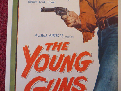 THE YOUNG GUNS US INSERT (14"x 36") POSTER RUSS TAMBLYN GLORIA TALBOTT 1956