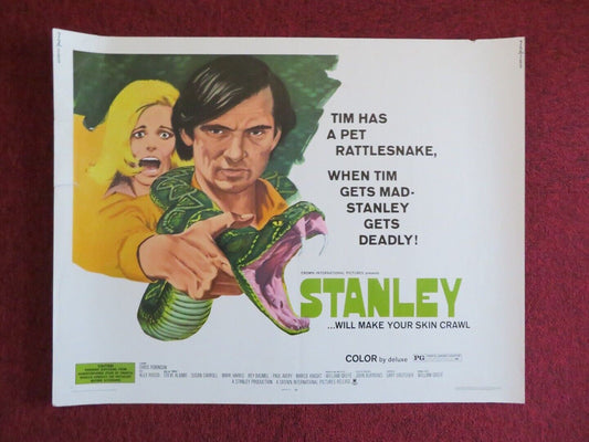 STANLEY US HALF SHEET (22"x 28")  POSTER CHRIS ROBINSON ALEX ROCCO 1972