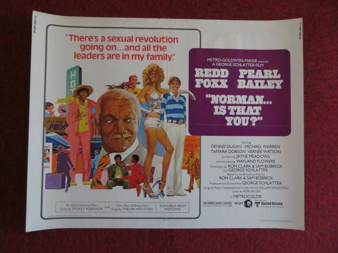 NORMAN... IS THAT YOU  US HALF SHEET (22"x 28")  POSTER REDD FOXX 1976