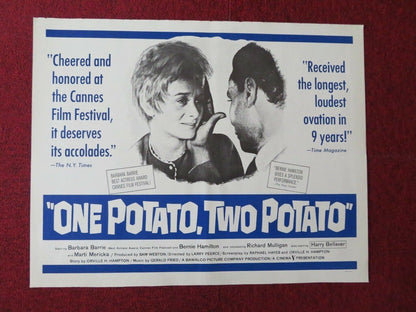 ONE POTATO, TWO POTATO  US HALF SHEET (22"x 28")  POSTER BARBARA BARRIE 1964