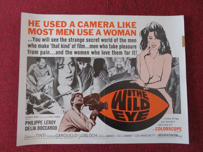 THE WILD EYE / L'occhio selvaggio US HALF SHEET (22"x 28")  POSTER 1968