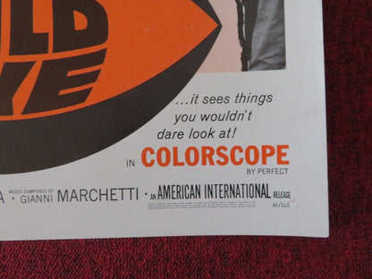 THE WILD EYE / L'occhio selvaggio US HALF SHEET (22"x 28")  POSTER 1968