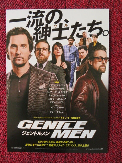 THE GENTLEMEN JAPANESE CHIRASHI (B5) POSTER MATTHEW MCCONAUGHEY COLIN FARRELL