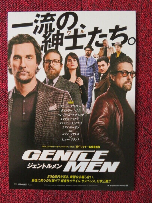 THE GENTLEMEN JAPANESE CHIRASHI (B5) POSTER MATTHEW MCCONAUGHEY COLIN FARRELL