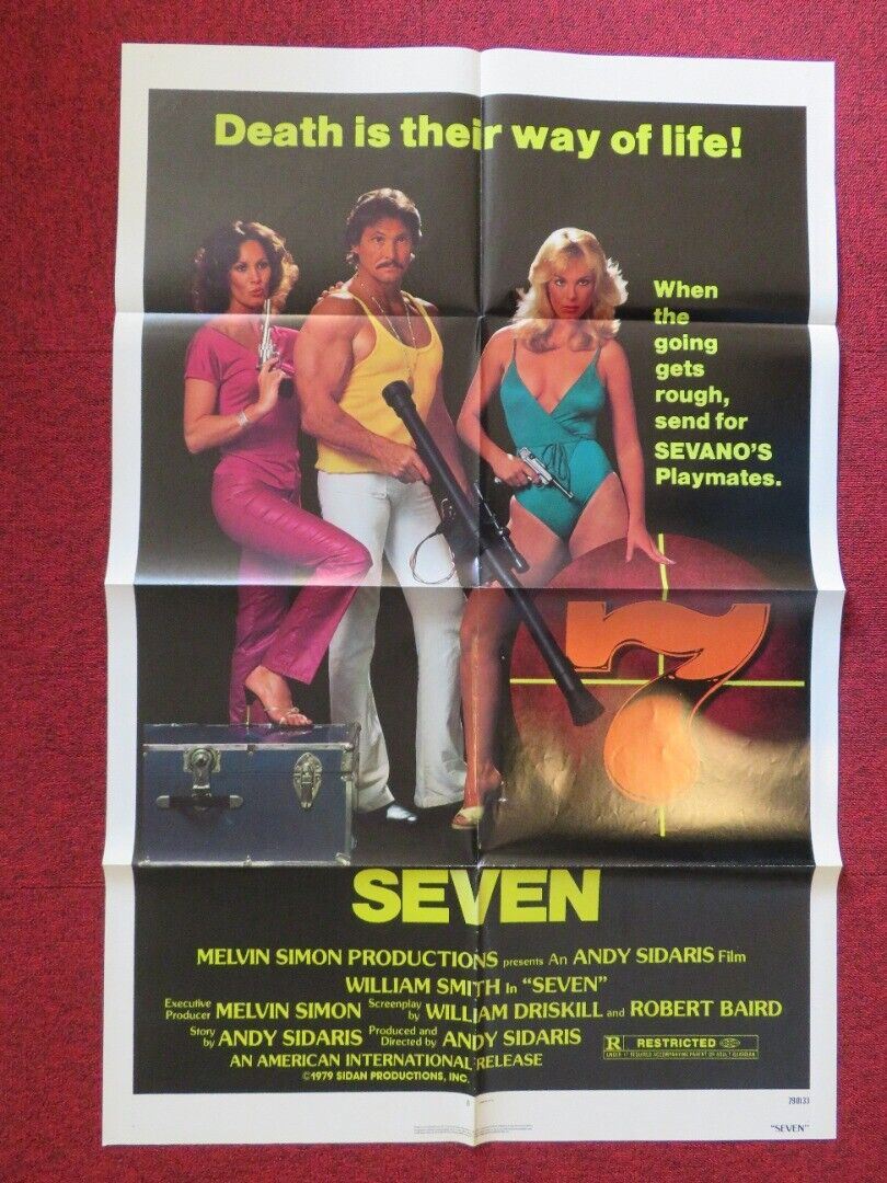 SEVEN FOLDED US ONE SHEET POSTER WILLIAM SMITH BARBARA LEIGH 1979