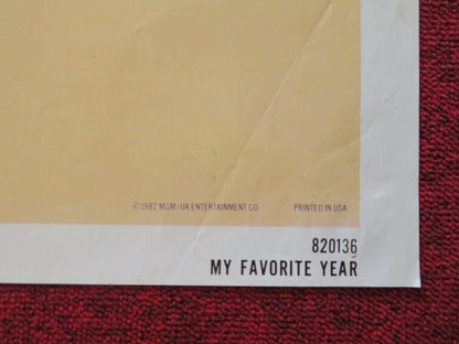 MY FAVORITE YEAR FOLDED US ONE SHEET POSTER PETER O'TOOLE MARK LINN-BAKER 1982