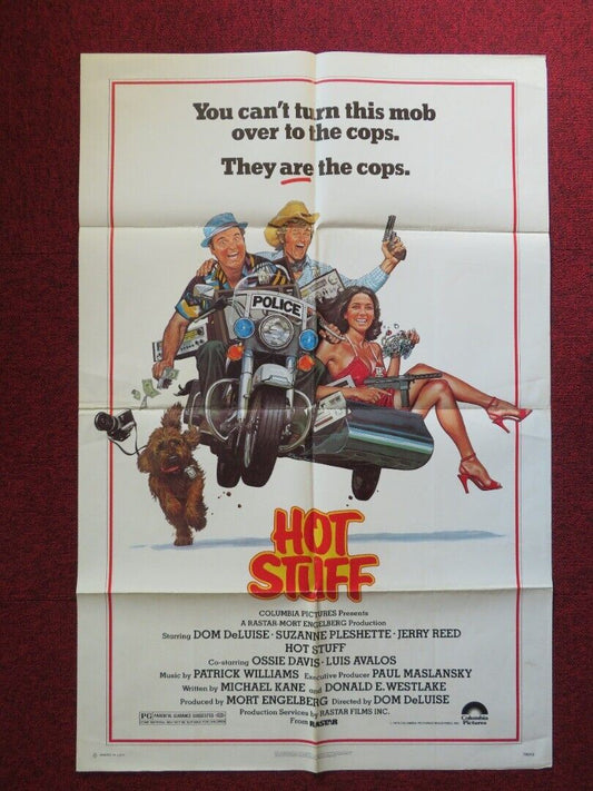 HOT STUFF  FOLDED US ONE SHEET POSTER DOM DELUISE SUZANNE PLESHETTE 1979