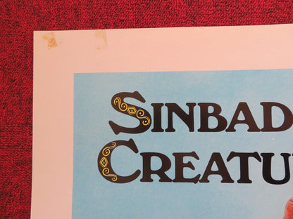 THE GOLDEN VOYAGE OF SINBAD FOLDED US ONE SHEET POSTER JOHN PHILLILP LAW 1973