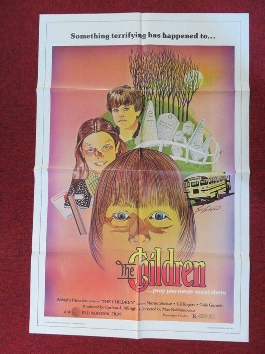 THE CHILDREN FOLDED US ONE SHEET POSTERMARTIN SHAKAR GIL ROGERS 1980