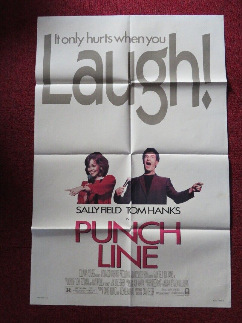 PUNCH LINE  FOLDED US ONE SHEET POSTER TOM HANKS SALLY FIELD JOHN GOODMAN 1988