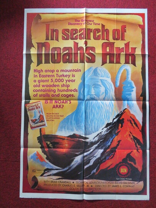 IN SEARCH OF NOAHS ARK  FOLDED US ONE SHEET POSTER VERN ADIX MELVIN COOK 1976