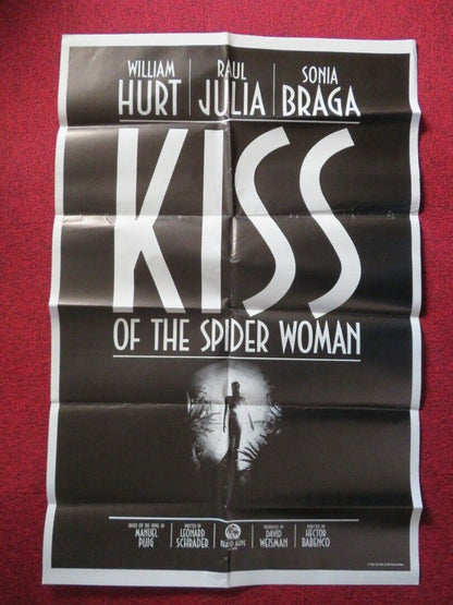 KISS OF THE SPIDER WOMAN  FOLDED US ONE SHEET POSTER WILLIAM HURT 1985