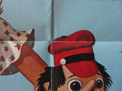 PINOCCHIOS BIRTHDAY PARTY FOLDED US ONE SHEET POSTER JEFF BRAUNSTEIN 1973