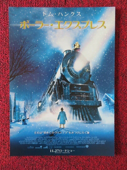 THE POLAR EXPRESS JAPANESE CHIRASHI (B5) POSTER TOM HANKS ROBERT ZEMECKIS 2004